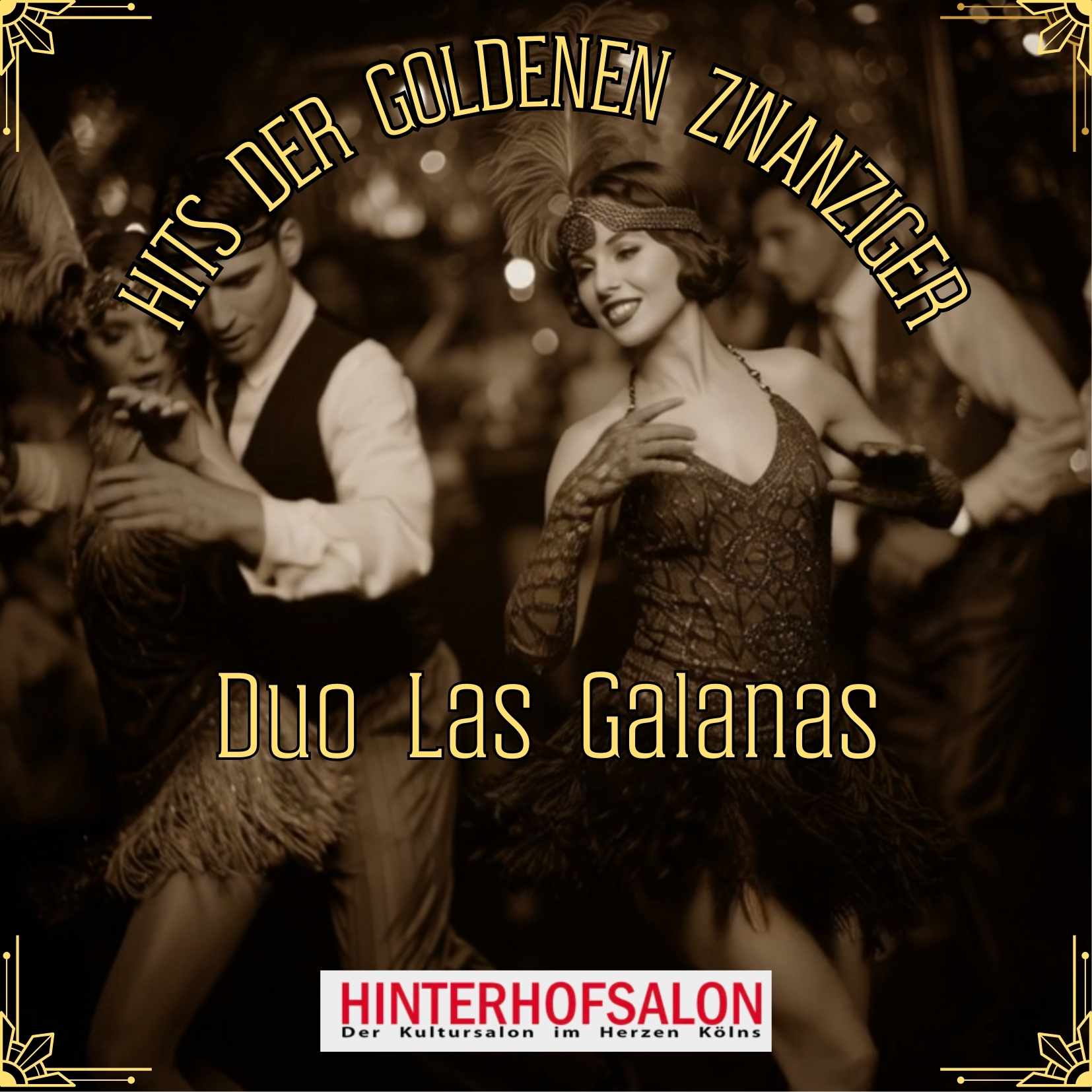 Duo Las Galanas beim Zwanziger Jahre Tanztee – Annette Meisl singt, Natascha Fehling spielt Klavier, stilvolles 20er-Jahre-Konzert.